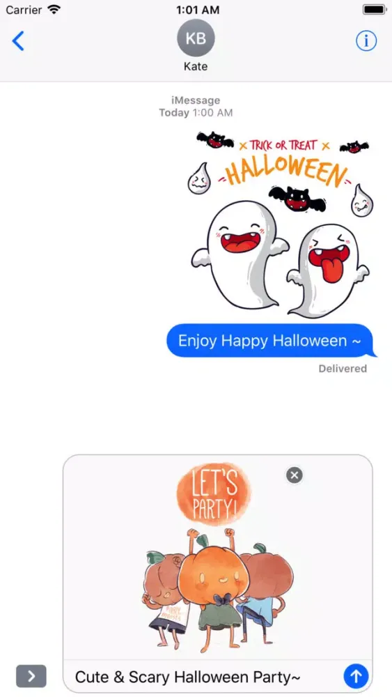 Hand Drawn Cute Halloween Screenshots