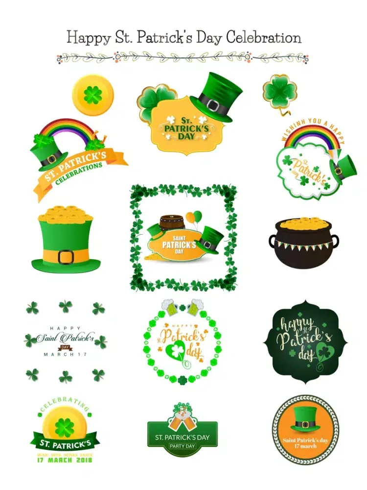 Tangkapan layar St.Patrick's Day Sticker iPad 
