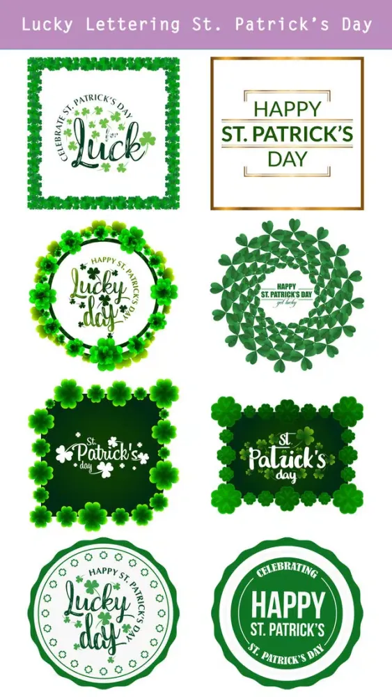 Tangkapan layar St.Patrick's Day Sticker