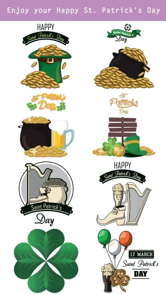 Tangkapan layar Happy Saint Patrick's Day