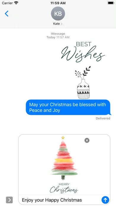 Christmas Hand Drawn Stickers স্ক্রিনশট
