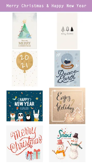 Christmas Hand Drawn Stickers স্ক্রিনশট