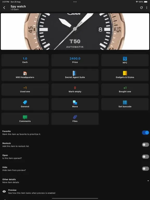 GrocStock iPad Screenshots