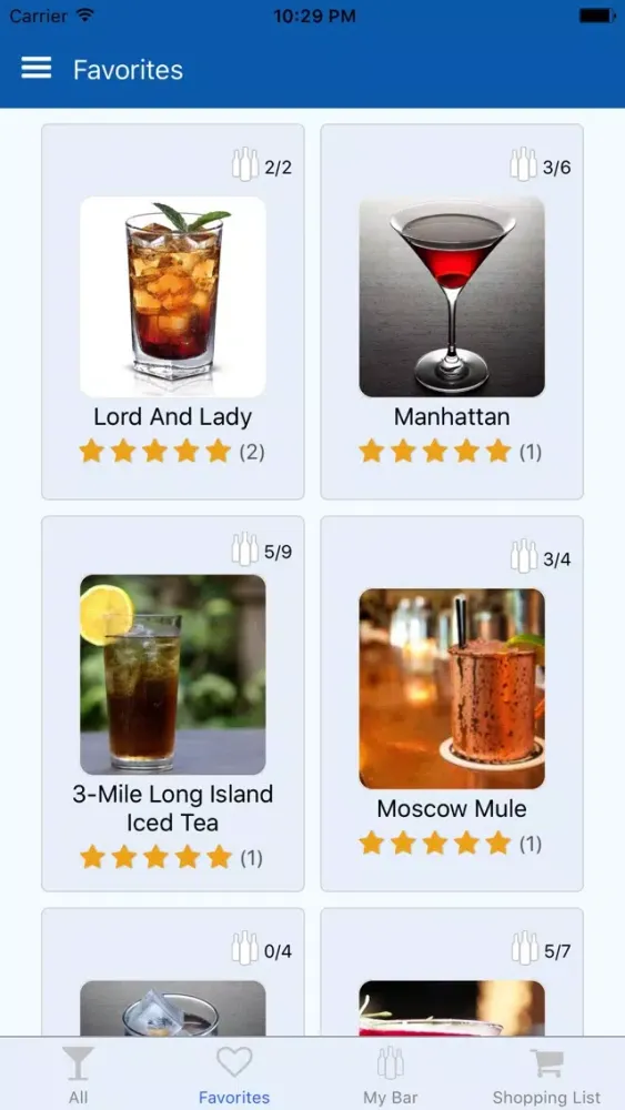Capturas de tela do Cocktail Pro - Drink Recipes