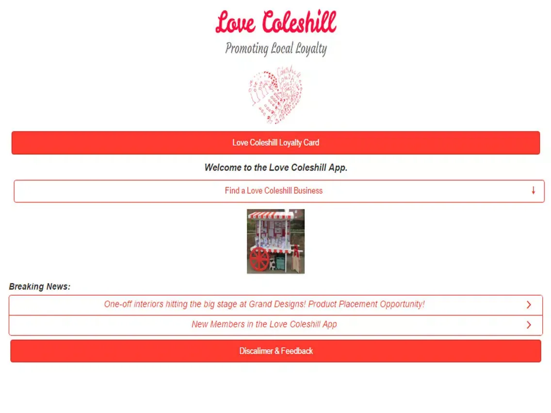 Zrzuty ekranu Love Coleshill iPad 