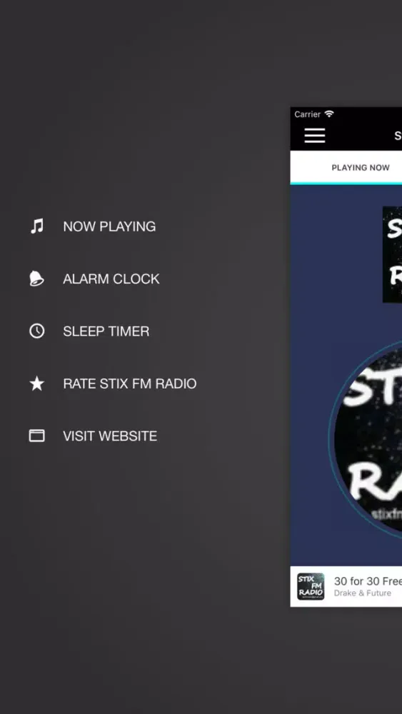 Zrzuty ekranu Stix FM Radio