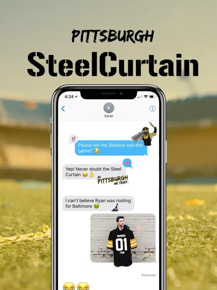 Steel Curtain Sticker Packer iPad  Ekran Görüntüleri