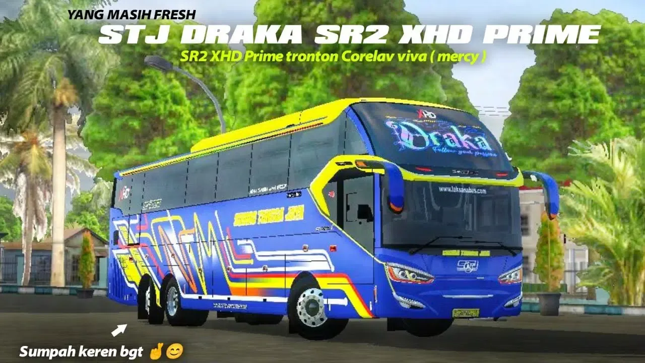 Mod Bussid Bus SR2 STJ Draka স্ক্রিনশট