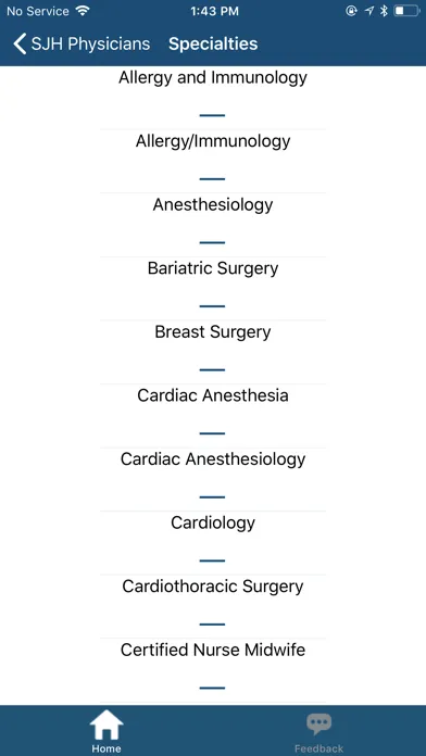 Capturas de pantalla de St. Joseph's Physicians