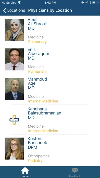 Capturas de pantalla de St. Joseph's Physicians