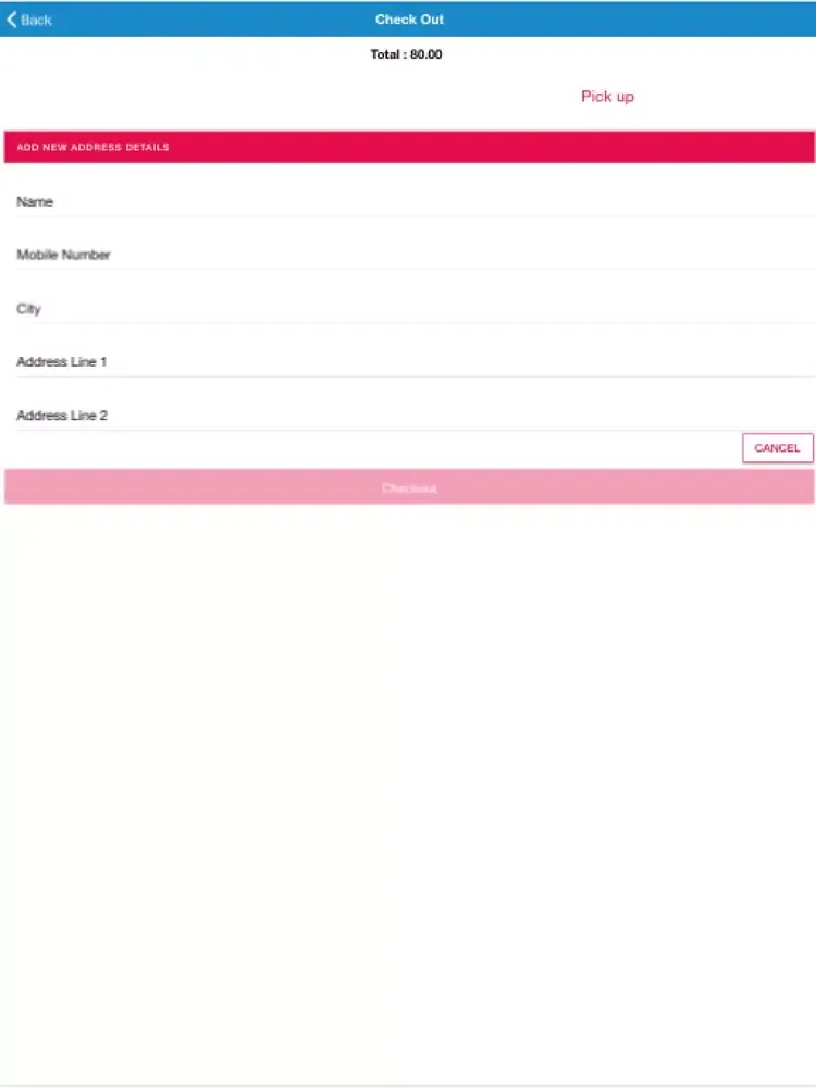 STK Food Services iPad  Ekran Görüntüleri