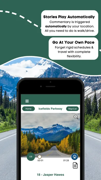 Скриншоты Icefields Parkway Audio Guide