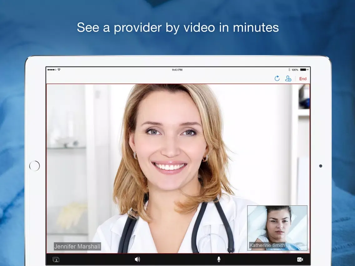 St. Luke's Care Anywhere iPad  스크린샷