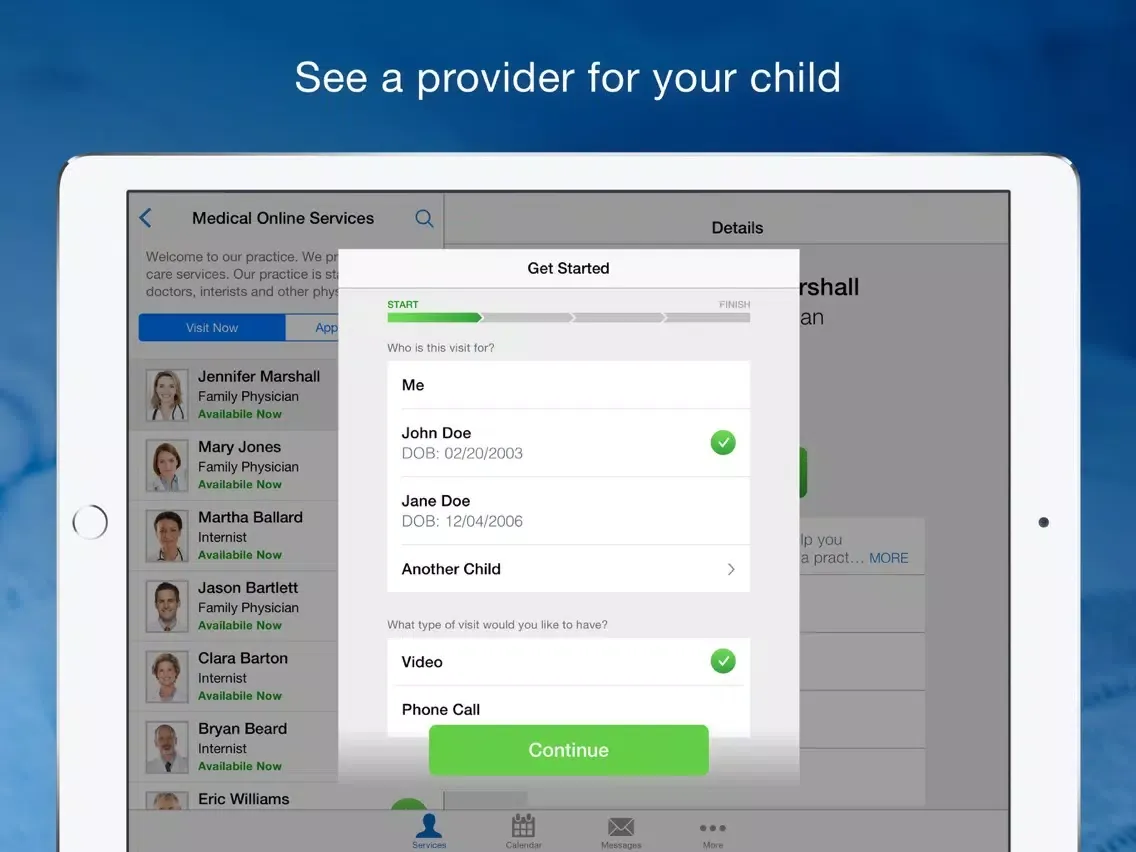 St. Luke's Care Anywhere iPad  스크린샷