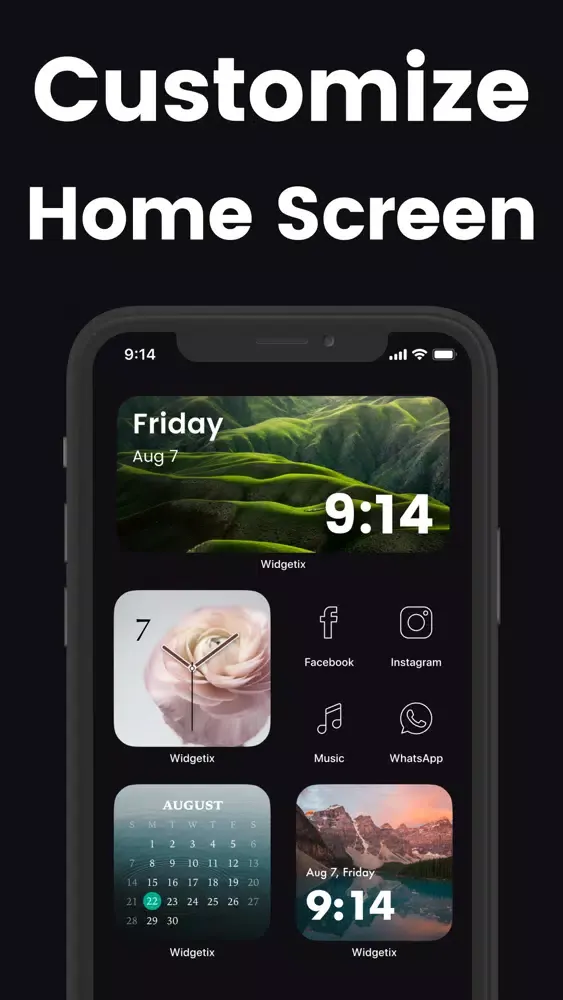 Tangkapan layar Widgetix - Color Widgets Pro