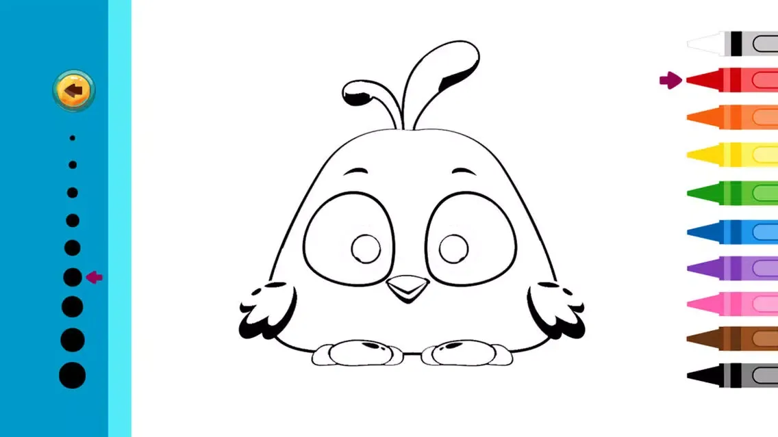تصاویر Bird Coloring Book - cartoon color pages game