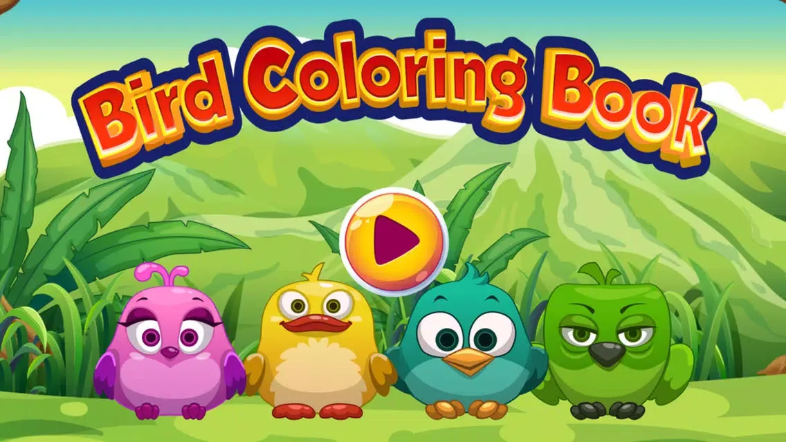 تصاویر Bird Coloring Book - cartoon color pages game