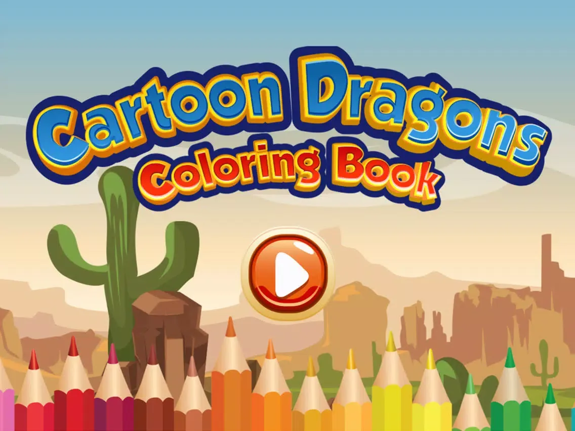 ภาพหน้าจอของ Cartoon Dragons Coloring Book : Color pages for me iPad 
