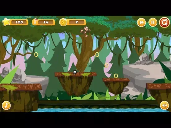 Скриншоты Forest Adventure : jumping games monkey run iPad 