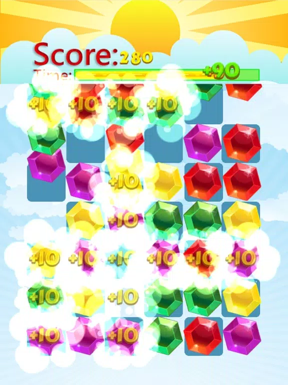 Gem Swap Puzzle Games : Jewels Attack game - free iPad  Ekran Görüntüleri