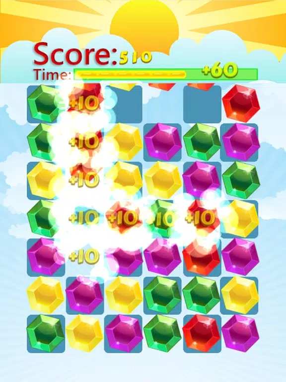 Gem Swap Puzzle Games : Jewels Attack game - free iPad  Ekran Görüntüleri