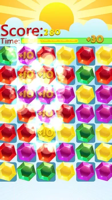 Gem Swap Puzzle Games : Jewels Attack game - free スクリーンショット