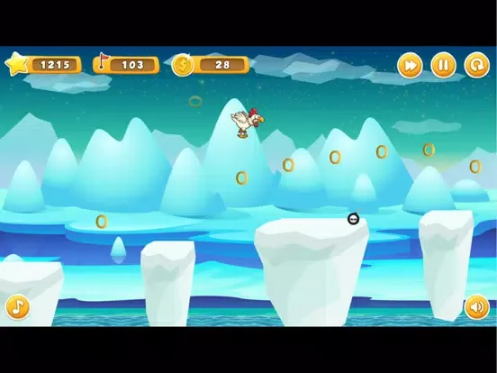 Running Games : Hurry Chicken Run racing game free iPad 应用截图