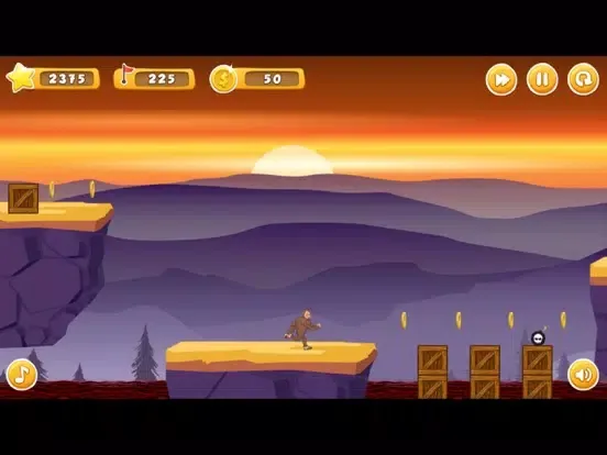 Ảnh chụp màn hình của Running games monkey run jump game adventure free iPad 