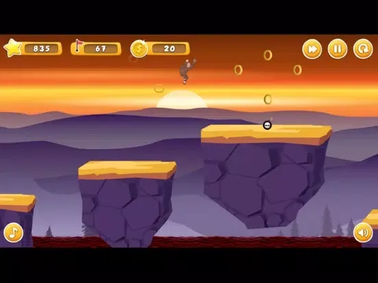Ảnh chụp màn hình của Running games monkey run jump game adventure free iPad 