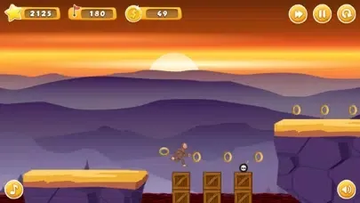 Ảnh chụp màn hình của Running games monkey run jump game adventure free