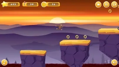 Ảnh chụp màn hình của Running games monkey run jump game adventure free