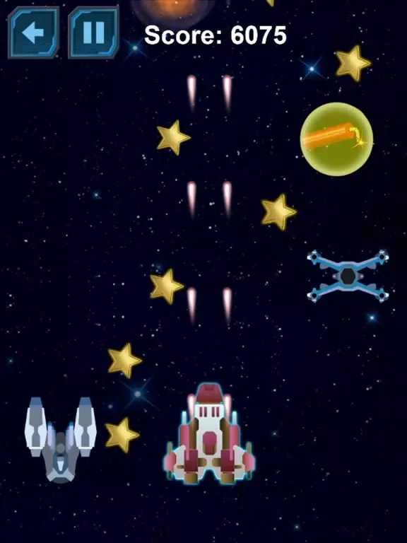 Capturas de pantalla de Spaceship Shooter : space adventures games iPad 