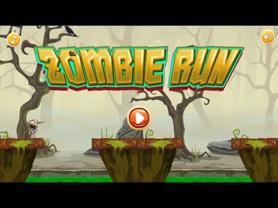 Zombie Run Game : jumping and running games iPad  Ekran Görüntüleri