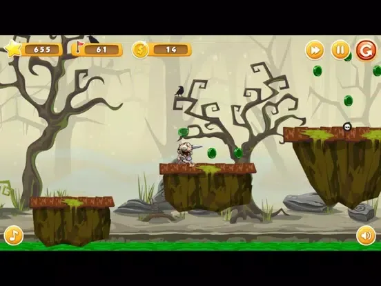 Zombie Run Game : jumping and running games iPad  Ekran Görüntüleri