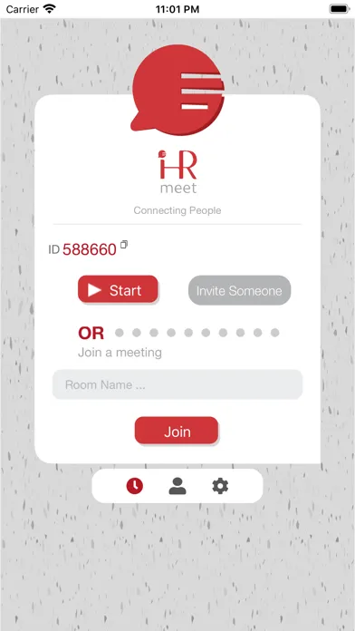 Ảnh chụp màn hình của iHR Meet
