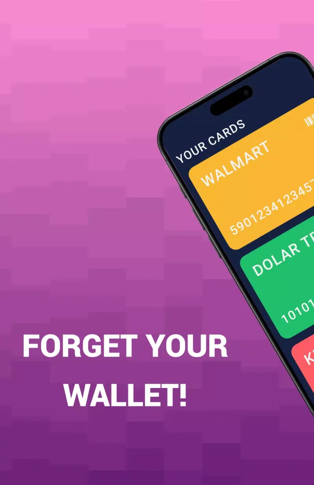 Tangkapan layar Stokart: loyalty cards wallet