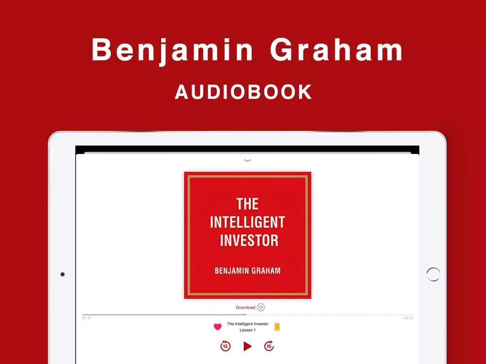 Tangkapan skrin Intelligent investor:Graham iPad 