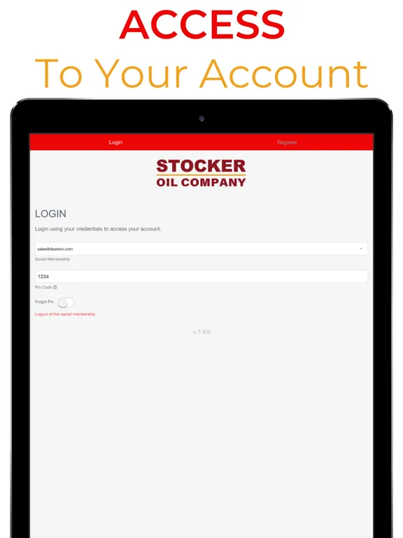 Tangkapan skrin Stocker Oil iPad 