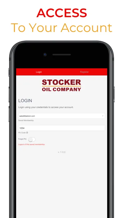 Tangkapan skrin Stocker Oil