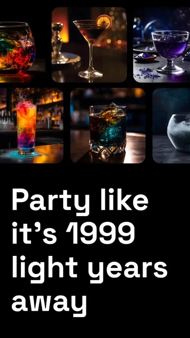 Capturas de tela do Cosmic Cocktails