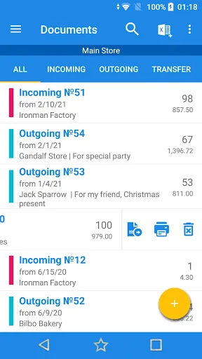 Stock and Inventory Online Screenshots