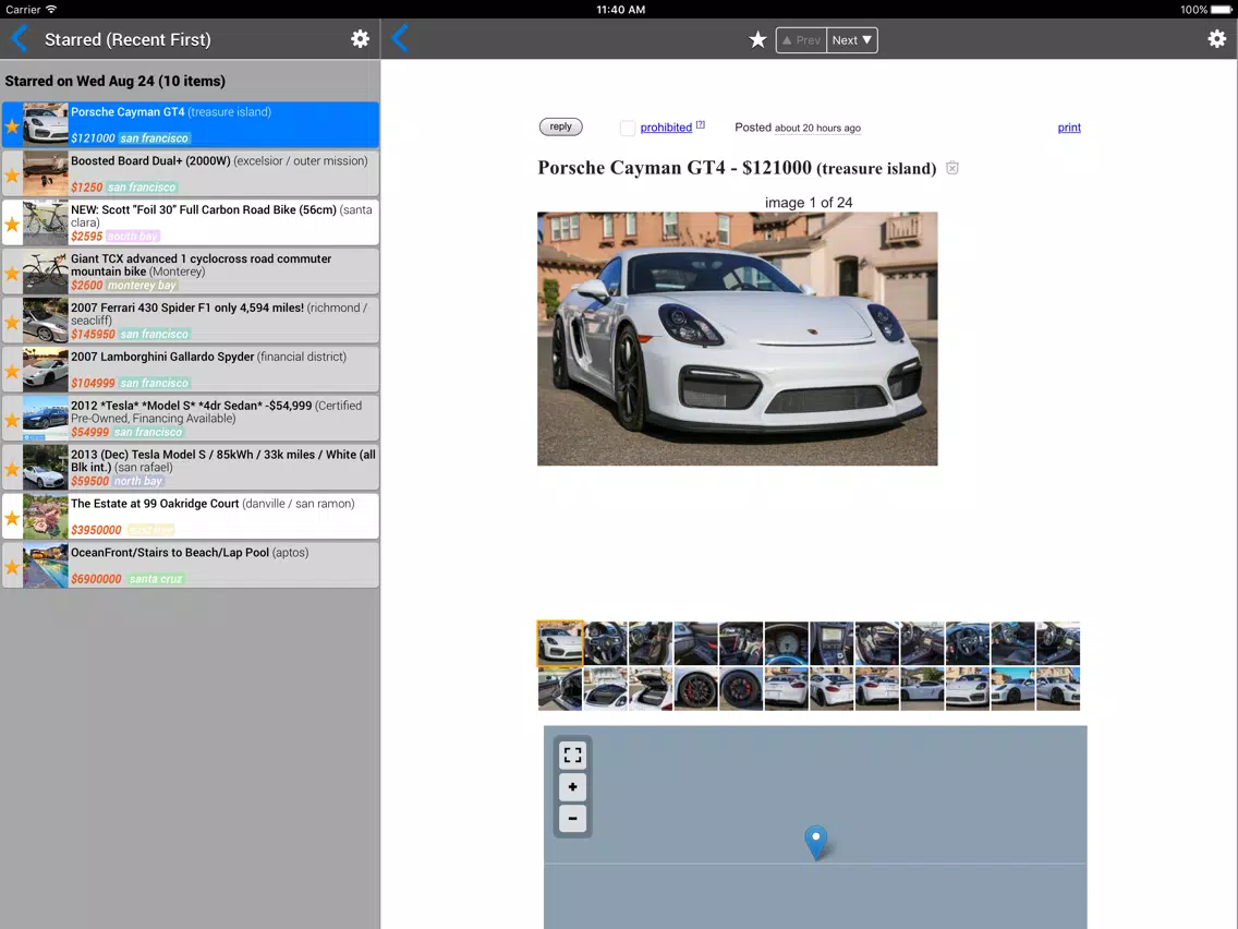 Tangkapan skrin CSmart Classifieds & Feeds iPad 