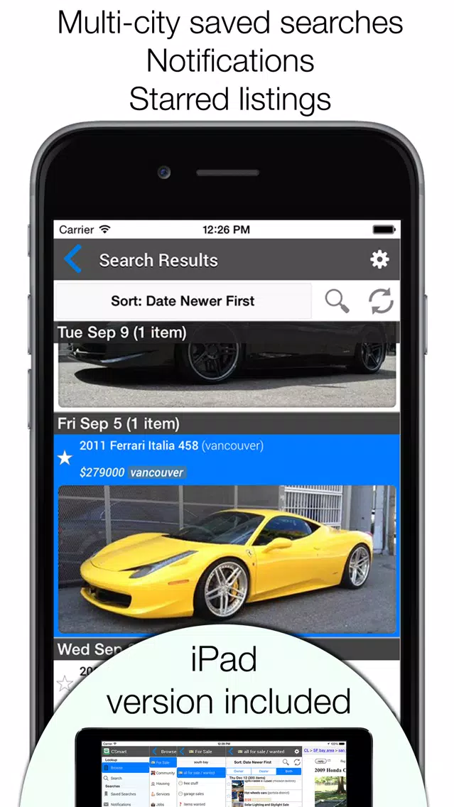 Tangkapan skrin CSmart Classifieds & Feeds
