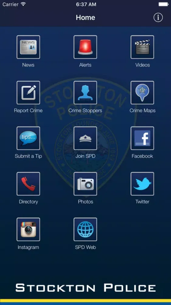 Stockton Police Department Mobile স্ক্রিনশট