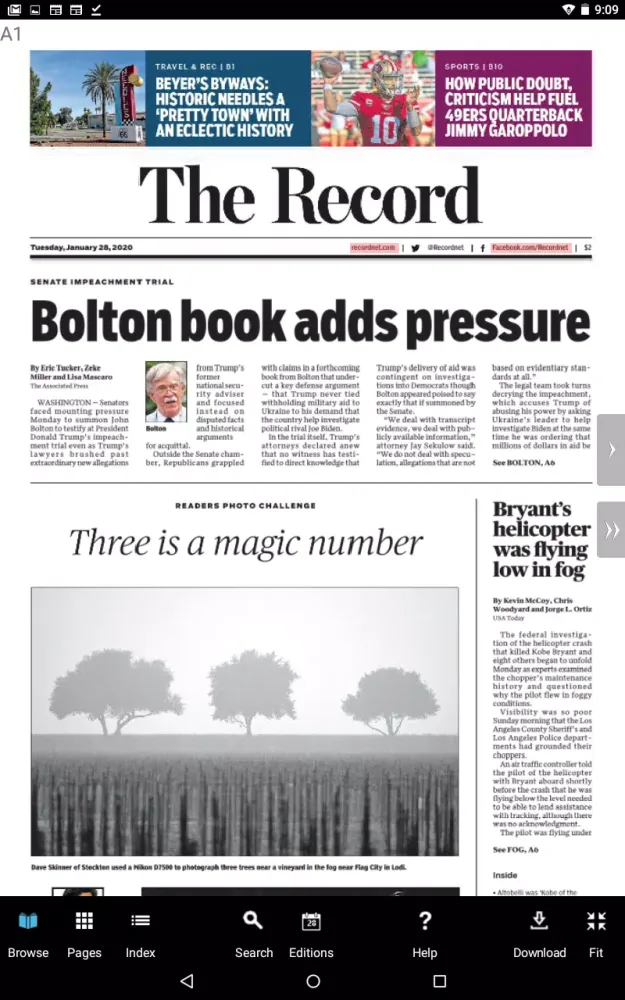 Stockton Record eNewspaper Screenshots