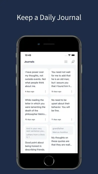 Скриншоты Stoic Bible: Practice Stoicism