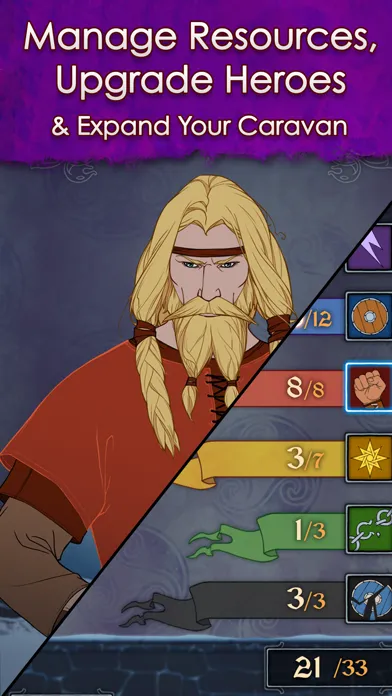 Tangkapan skrin Banner Saga