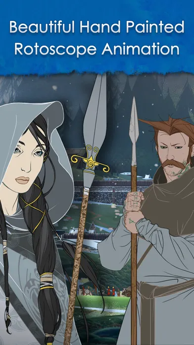 Tangkapan skrin Banner Saga