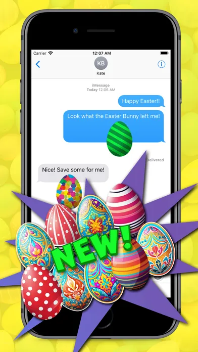 Скриншоты Easter Eggs Fun Stickers