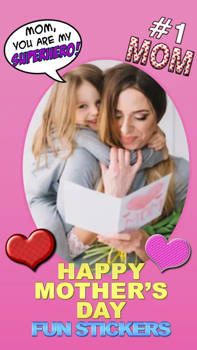 Ảnh chụp màn hình của Mother's Day Fun Stickers